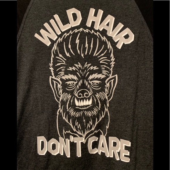 NWOT Wild Hair Don’t Care Tee - Picture 3 of 4